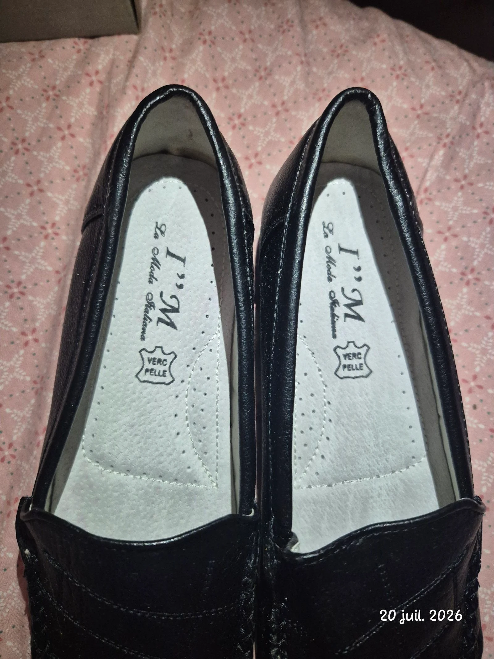 Leather loafer size 41 - black - new – photo 2